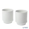 マイセン（Meissen） 波の戯れホワイト スモールタンブラー／カップ／湯呑 270ml 000001／55405 ペア