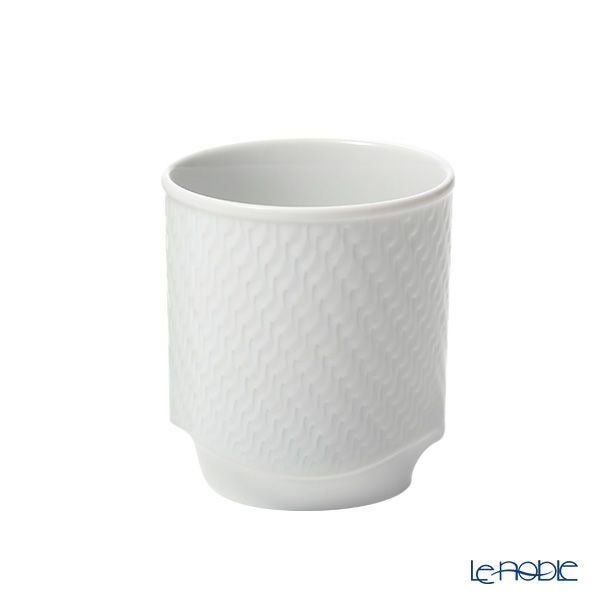 マイセン（Meissen） 波の戯れホワイト スモールタンブラー／カップ／湯呑 270ml 000001／55405 ペア