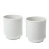 マイセン（Meissen） 波の戯れホワイト スモールタンブラー／カップ／湯呑 270ml 000001／55405 ペア