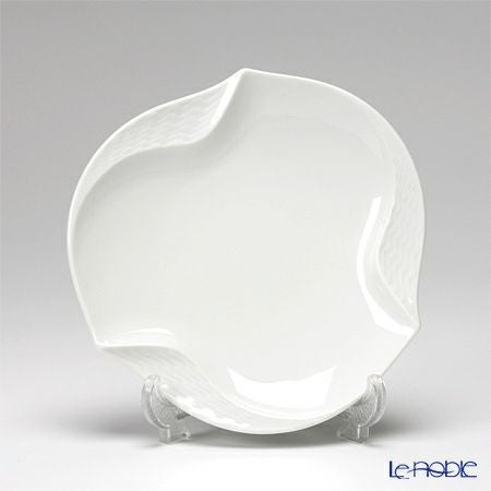 マイセン（Meissen） 波の戯れホワイト 晩酌4点セット ペア（ファンシーディッシュ 2点＆タンブラー 2点）