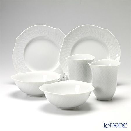 マイセン（Meissen） 波の戯れホワイト 2人用 モーニング6点セット