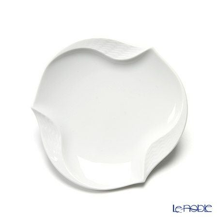 マイセン（Meissen） 波の戯れホワイト 000001／53574 ギフトプレート 12.5cm 5枚セット