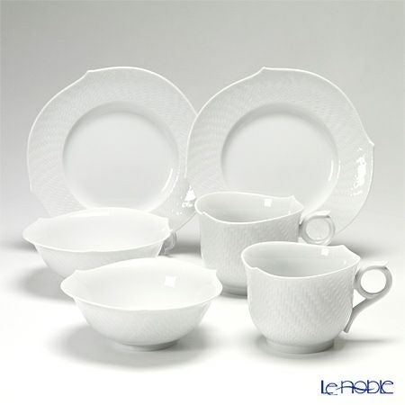 マイセン（Meissen） 波の戯れホワイト プレートセット | ブランド洋食