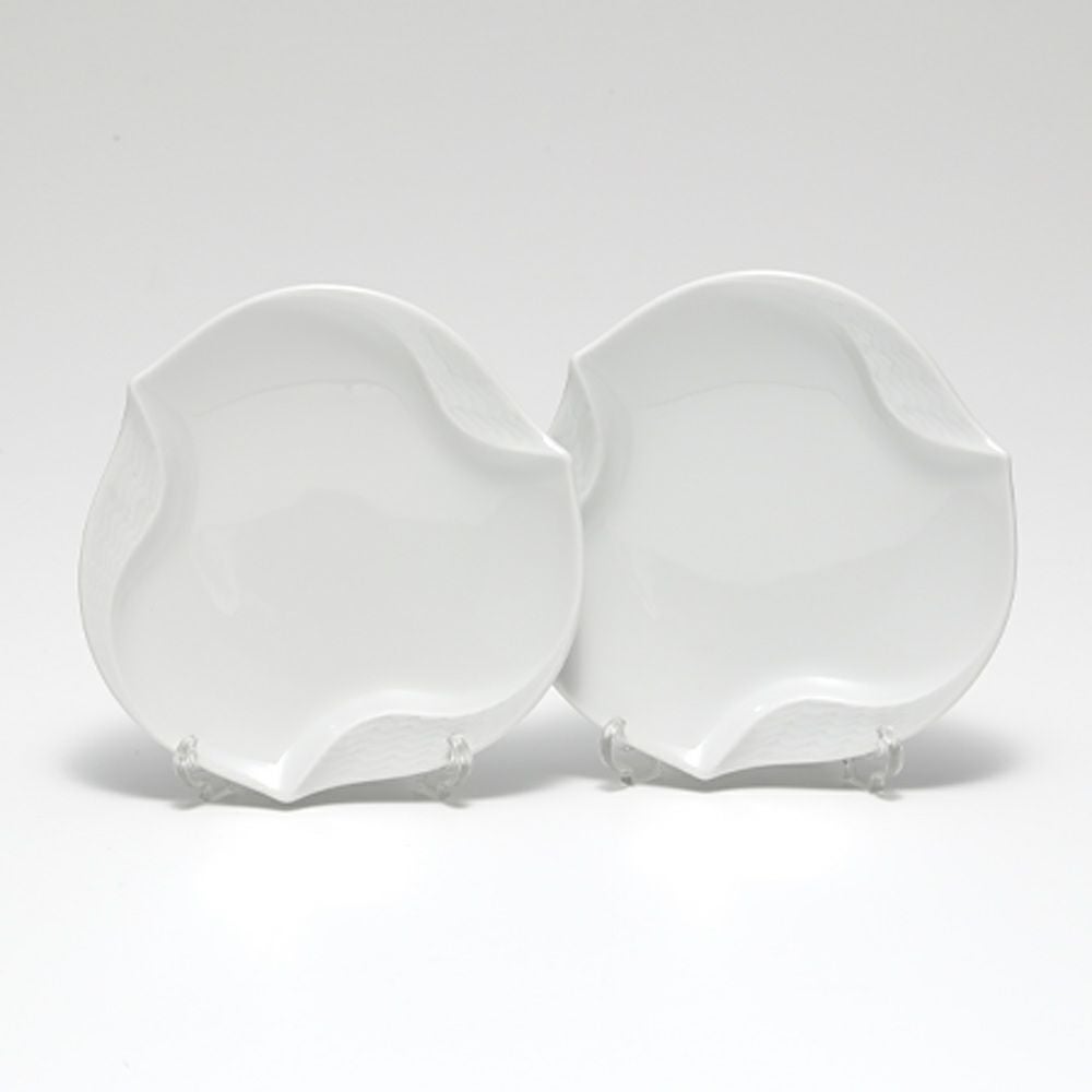 マイセン（Meissen） 波の戯れホワイト 000001／53574 ギフトプレート