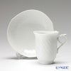 マイセン（Meissen） 波の戯れホワイト 000001／29582 コーヒーカップ＆ソーサー 180ml ペア