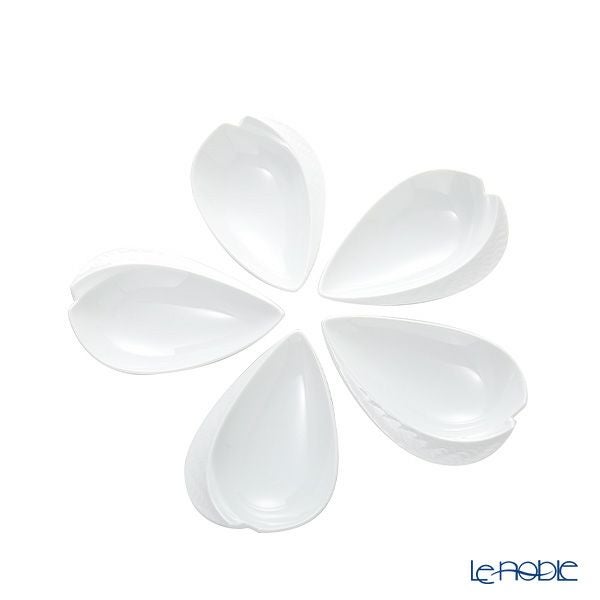 マイセン（Meissen） 波の戯れ エスニック リーフディッシュ 000001／29282 5枚セット