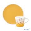 ナルミ ポーチュラカ 2ピースセット マグカップ 340ml ＆プレート21cm オレンジ
