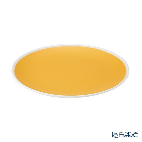 ナルミ ポーチュラカ 2ピースセット マグカップ 340ml ＆プレート21cm オレンジ