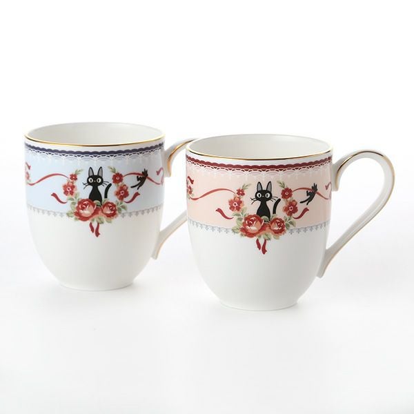 ノリタケ 魔女の宅急便 マグカップ（MJ58186） ピンク（H-612L）＆ブルー（H-613L）ペア