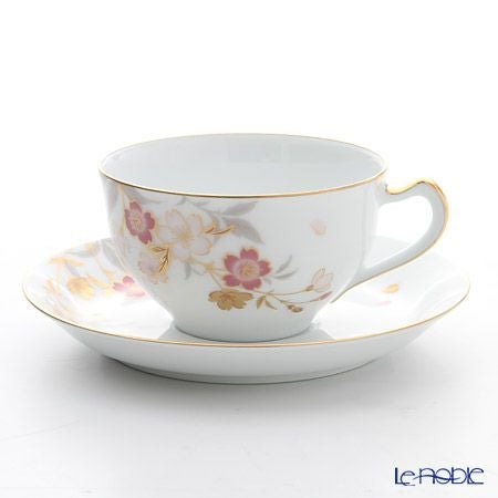 大倉陶園 桜シリーズ 碗皿 1C／A682 6客アソートセット 絵変り