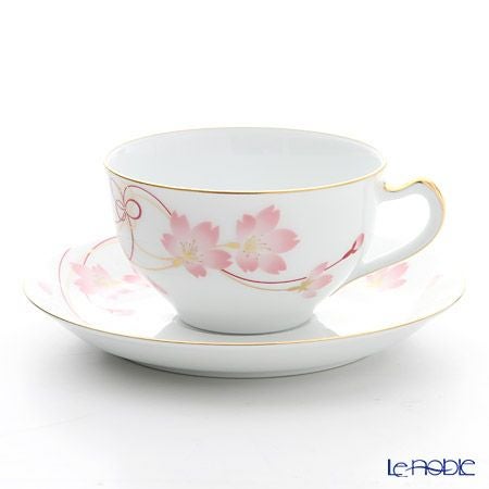 大倉陶園 桜シリーズ 碗皿 1C／A682 6客アソートセット 絵変り