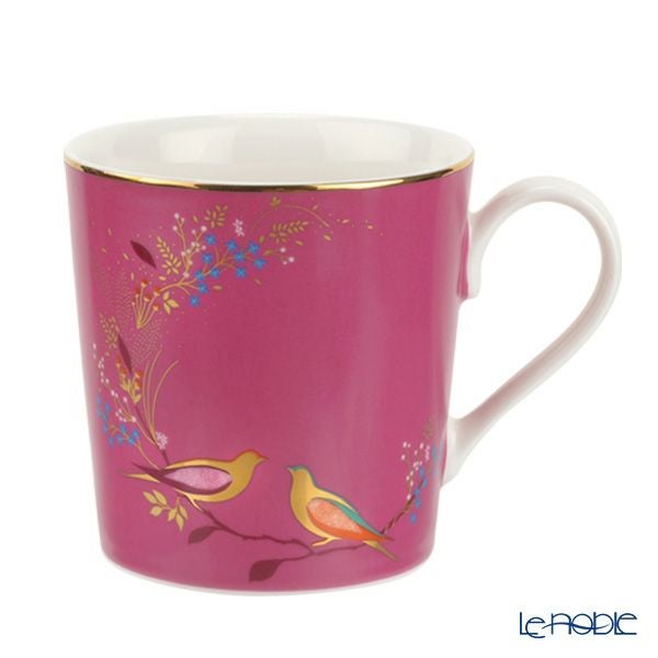 ポートメリオン サラミラーロンドン チェルシー 2点セット マグカップ 340ml ＆プレート20cm ピンク