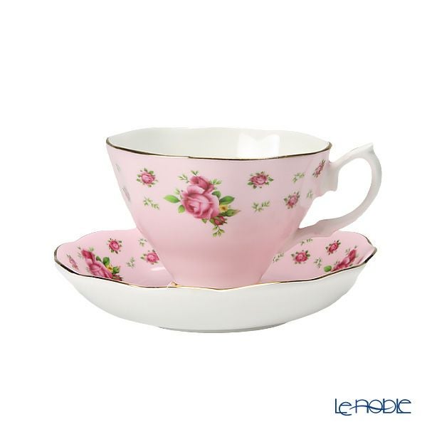 ロイヤル・アルバート ニューカントリーローズ（ピンク）ヴィンテージ トリオセット