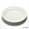 ロイヤルコペンハーゲン（Royal Copenhagen） ホワイト フルーテッド ハーフレース プレート（フラット） 25cm ペア 1128625／1017295
