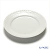 ロイヤルコペンハーゲン（Royal Copenhagen） ホワイト フルーテッド ハーフレース プレート（フラット） 19cm ペア 1128620／1017293