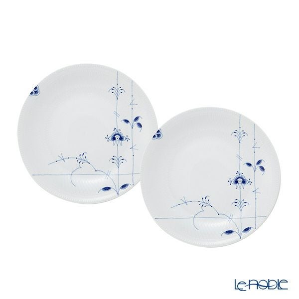 ロイヤルコペンハーゲン（Royal Copenhagen） ブルーパルメッテ プレート 26cm ペア 2500626