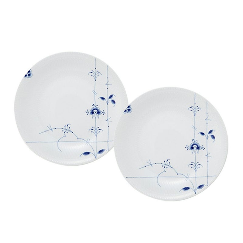 ロイヤルコペンハーゲン（Royal Copenhagen） ブルーパルメッテ プレート 26cm ペア 2500626