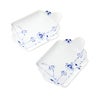 ロイヤルコペンハーゲン（Royal Copenhagen） ブルーパルメッテ スモールトレイ 16cm ペア 2500363／1057090
