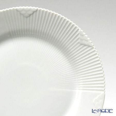 ロイヤルコペンハーゲン（Royal Copenhagen） エレメンツ ホワイト プレート 21cm ペア 2597621／1017497