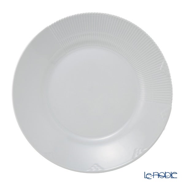ロイヤルコペンハーゲン（Royal Copenhagen） エレメンツ ホワイト プレート 26cm ペア 2597625／1017498