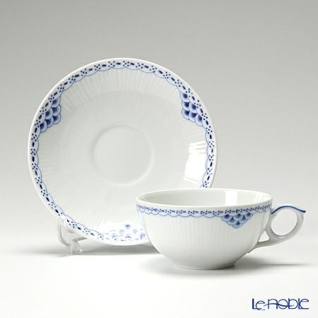 ロイヤルコペンハーゲン（Royal Copenhagen） プリンセス ブルー 2人用 ティー3点セット（ティーカップ＆ソーサー×2＆ティーポット×1）