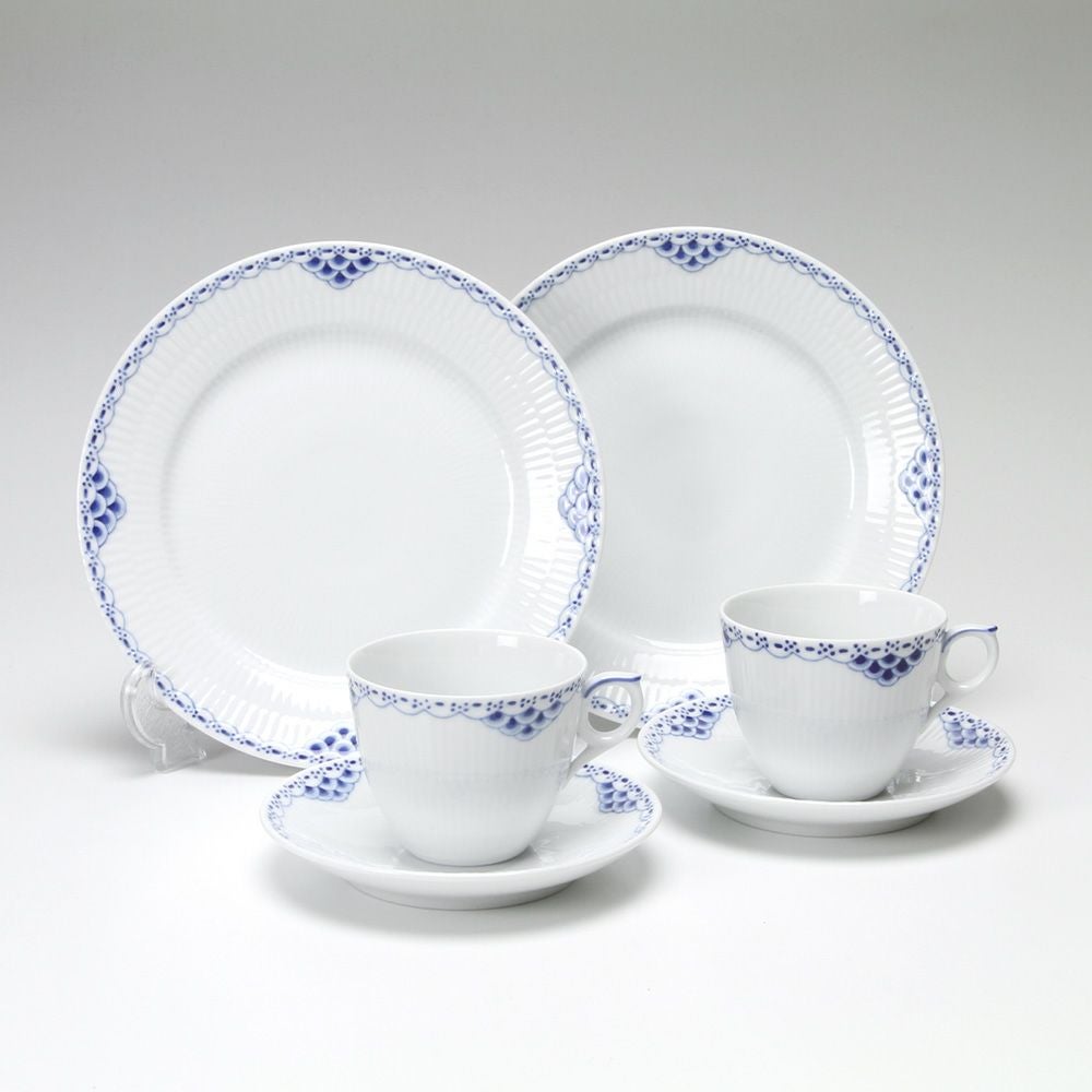 ロイヤルコペンハーゲン（Royal Copenhagen） プリンセス ブルー トリオセット（コーヒー） ペア