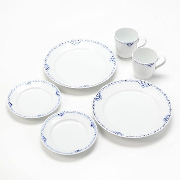 ロイヤルコペンハーゲン（Royal Copenhagen） プリンセス ブルー 2人用 6点セット