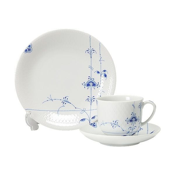 ロイヤルコペンハーゲン（Royal Copenhagen） ブルーパルメッテ トリオセット