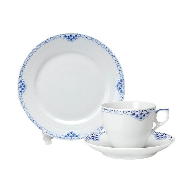 ロイヤルコペンハーゲン（Royal Copenhagen） プリンセス ブルー トリオセット コーヒー
