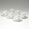 ジノリ1735／リチャード ジノリ（GINORI 1735／Richard Ginori） ベッキオホワイト コーヒーカップ＆ソーサー 120ml 6客セット