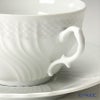 ジノリ1735／リチャード ジノリ（GINORI 1735／Richard Ginori） ベッキオホワイト ティーカップ＆ソーサー 240ml ペア
