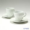 ジノリ1735／リチャード ジノリ（GINORI 1735／Richard Ginori） ベッキオホワイト コーヒーカップ＆ソーサー 200ml ペア