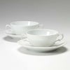 ジノリ1735／リチャード ジノリ（GINORI 1735／Richard Ginori） ベッキオホワイト スープカップ＆ソーサー 300ml ペア