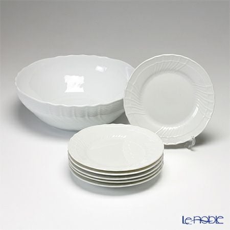 ジノリ1735／リチャード ジノリ（GINORI 1735／Richard Ginori） ベッキオホワイト サラダセット A