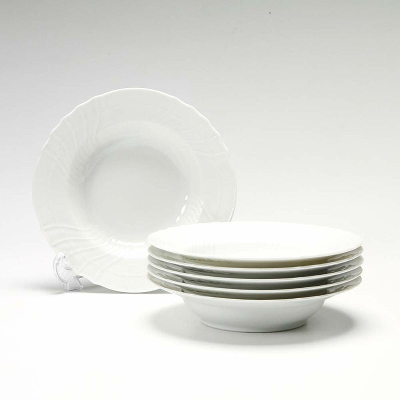 ジノリ1735／リチャード ジノリ（GINORI 1735／Richard Ginori） ベッキオホワイト スーププレート 20cm 6枚セット