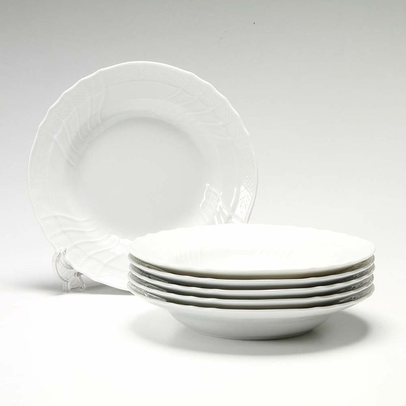 ジノリ1735／リチャード ジノリ（GINORI 1735／Richard Ginori） ベッキオホワイト スーププレート 24cm 6枚セット