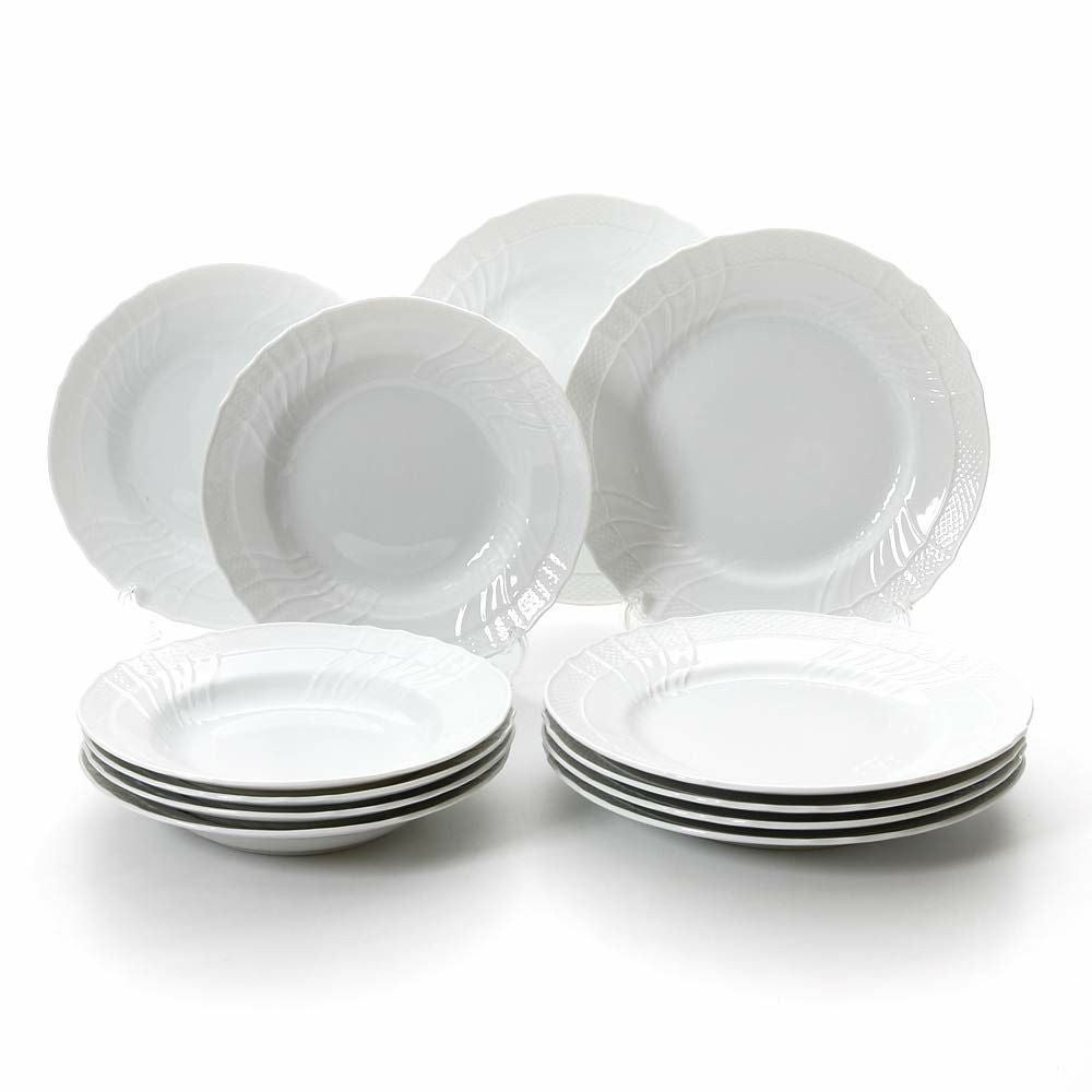 ジノリ1735／リチャード ジノリ（GINORI 1735／Richard Ginori） ベッキオホワイト プレート 12点セット