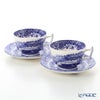 スポード ブルーイタリアン ティーカップ＆ソーサー ペア