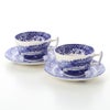 スポード ブルーイタリアン ティーカップ＆ソーサー ペア