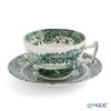 スポード グリーンイタリアン ティーカップ＆ソーサー 200ml ペア