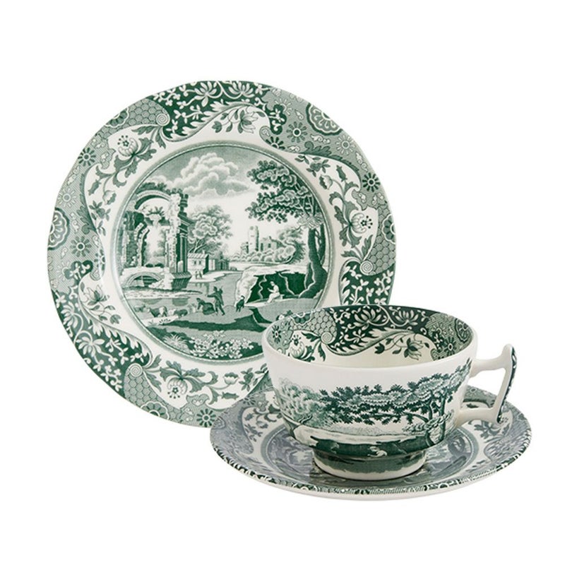 スポード グリーンイタリアン トリオセット ティー