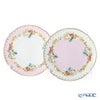 ニナス オリジナル マリーアントワネット 1775 プレート 18cm ピンクふち＆ホワイトふち ペア