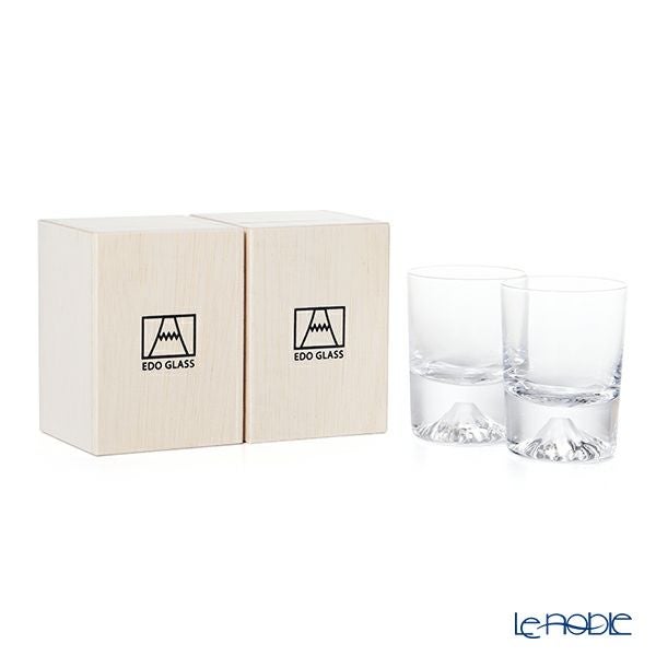 【伝統工芸】田島硝子 富士山グラス 冷酒グラス／ショットグラス 90ml ペア TG20-015-CS