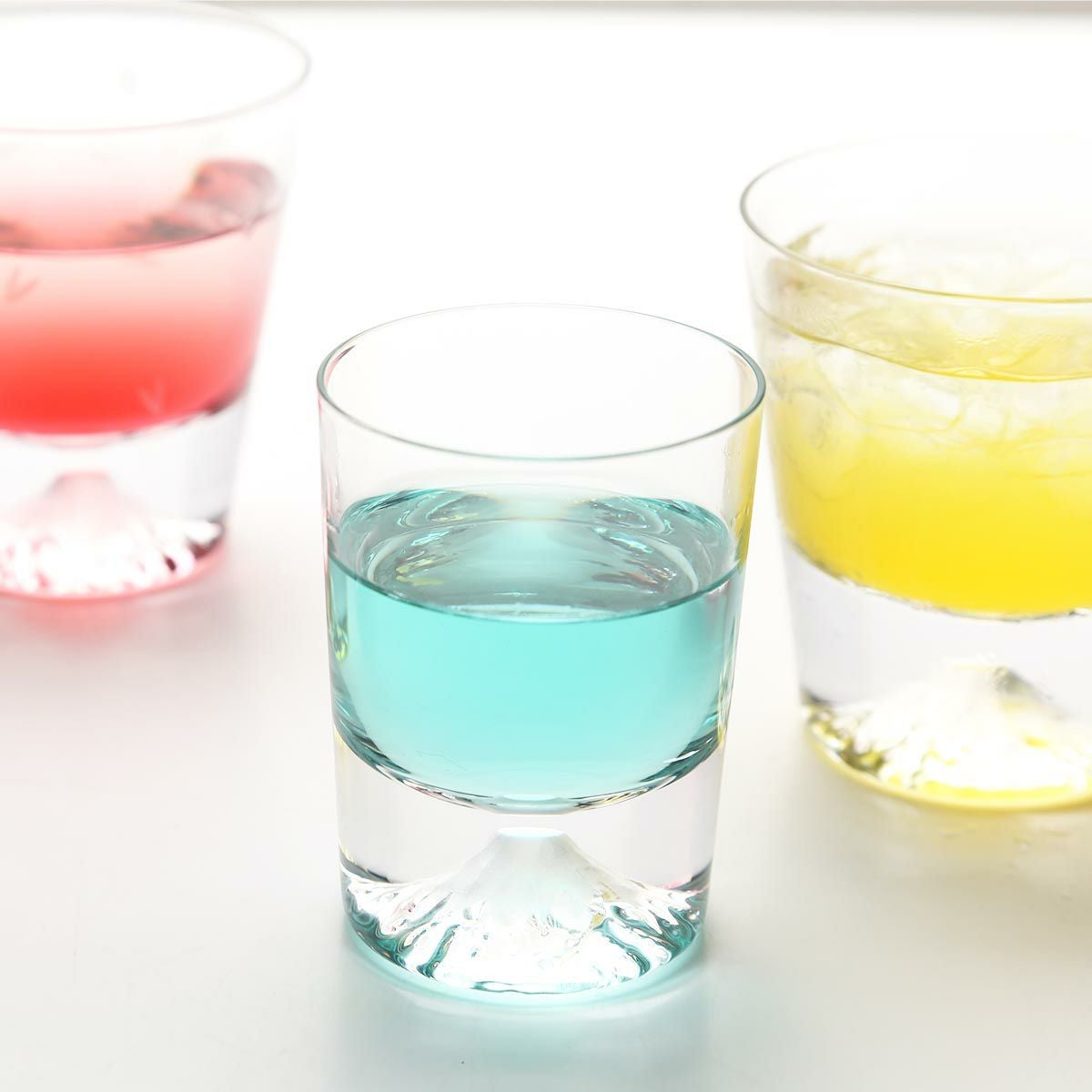 【伝統工芸】田島硝子 富士山グラス 冷酒グラス／ショットグラス 90ml ペア TG20-015-CS