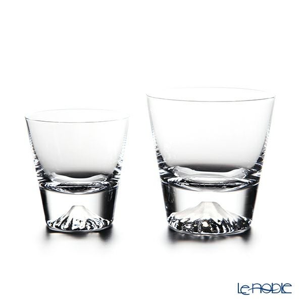 【伝統工芸】田島硝子 富士山グラス ロックグラス 大小 2点セット