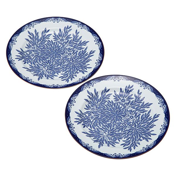 ロールストランド オスティンディア フローリス／フロリス プレート 27cm ペア 1012351