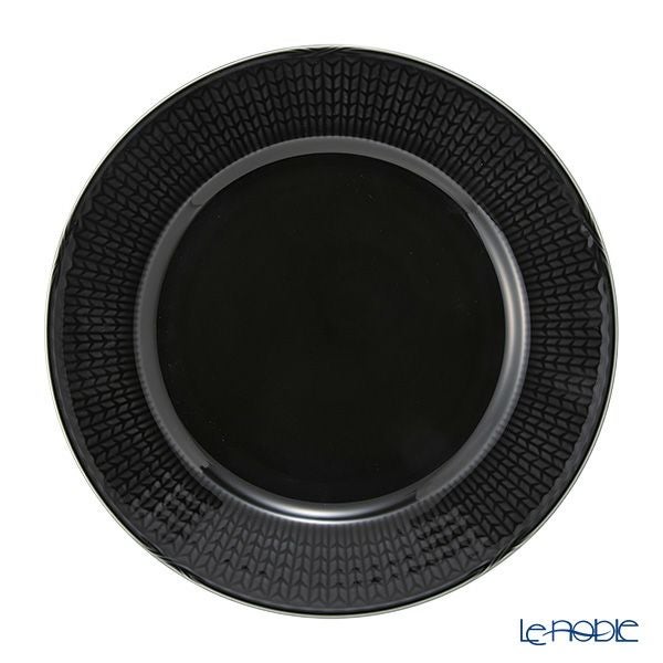 ロールストランド スウェディッシュグレース プレート 27cm ストーンブラック ペア 1012397