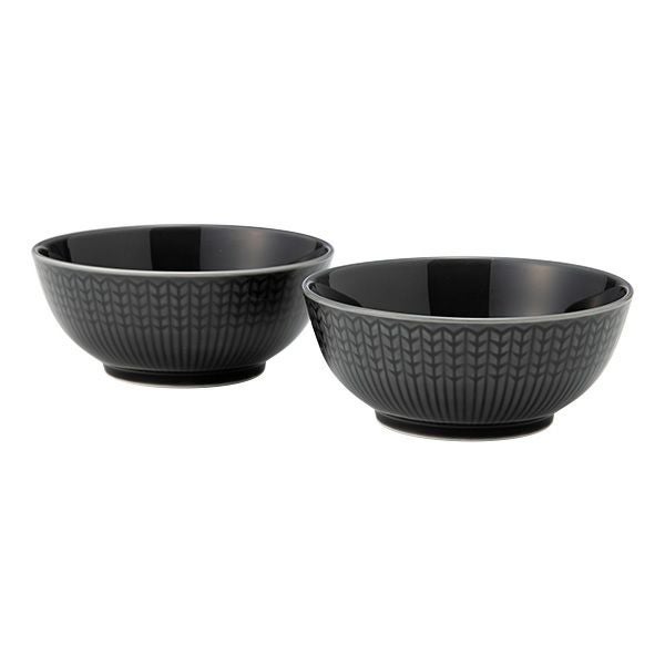 ロールストランド スウェディッシュグレース ボウル 300ml ストーンブラック ペア 1012402