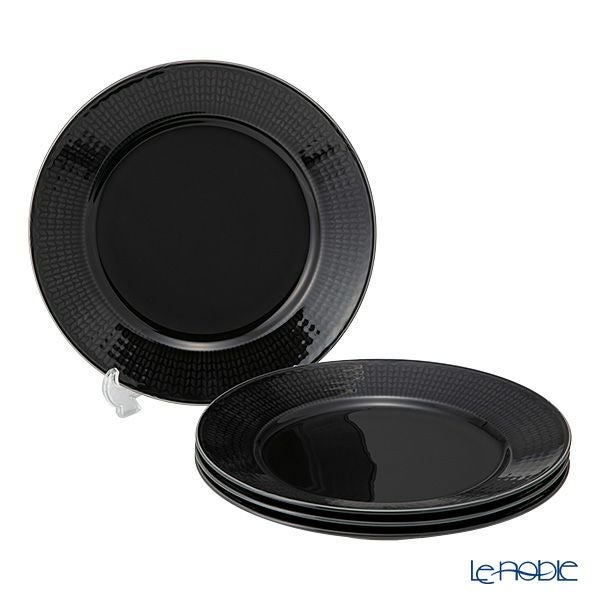 ロールストランド スウェディッシュグレース プレート 27cm ストーンブラック 4枚セット 1012397