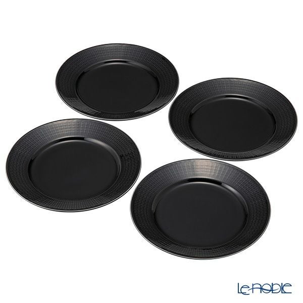 ロールストランド スウェディッシュグレース プレート 27cm ストーンブラック 4枚セット 1012397